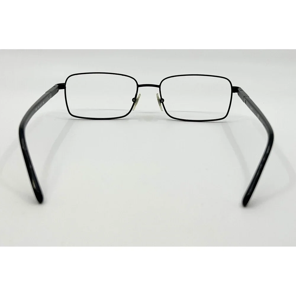 Sferoflex Eyeglasses Men Black Rectangular Metal Frame 2265 53-17-140